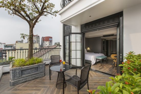 La Siesta Premium Hang Be à Hanoi:  La Siesta Suite | balcony