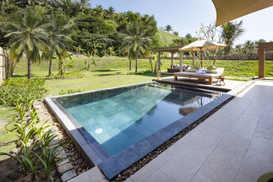 Fusion Resort Cam Ranh in Nha Trang:  Hideaway Pool Villa | outdoor area