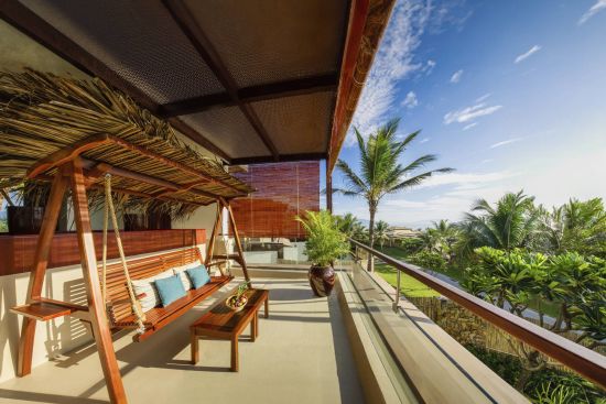 Fusion Resort Cam Ranh in Nha Trang:  Ocean View Suite | Front balcony