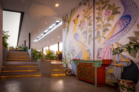 Lao Poet à Vientiane:  Rooftop