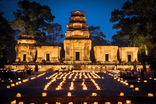 Amansara à Siem Reap:  New Year Eve Temple dinner
