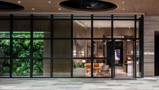 The Hari à Hong Kong:  Hotel Entrance