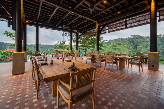 Buahan, a Banyan Tree Escape à Ubud:  Open Kitchen Restaurant