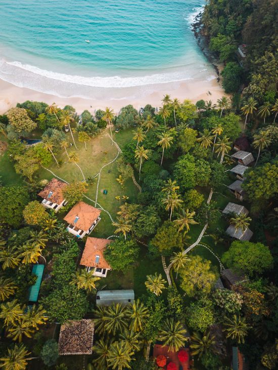 Talalla Retreat:  aerial view