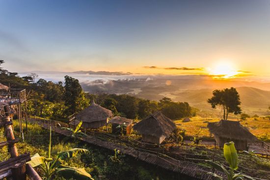 Circuit en voiture de location Triangle d'Or de Chiang Mai: Sunrise at Golden Triangle