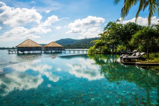 Song Saa Private Island in Koh Rong:  Main pool