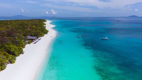 Amanpulo à Palawan: Amanpulo Beach
