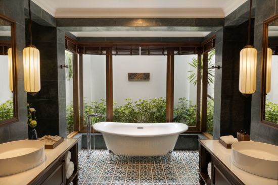 The Anam Mui Ne in Phan Thiet:  Private Pool Suite | Bathroom