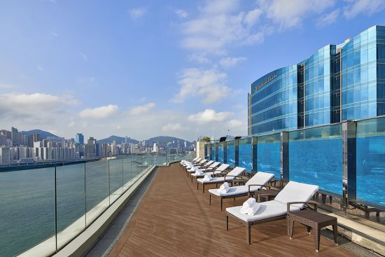 Harbour Grand Kowloon à Hong Kong:  Lower Pool Deck