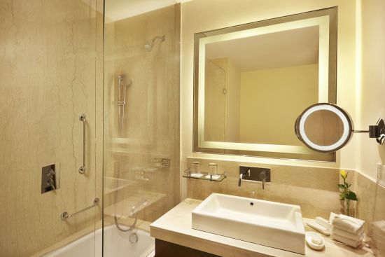 Trident à Agra:  Deluxe Garden View | Deluxe Pool View | Bathroom
