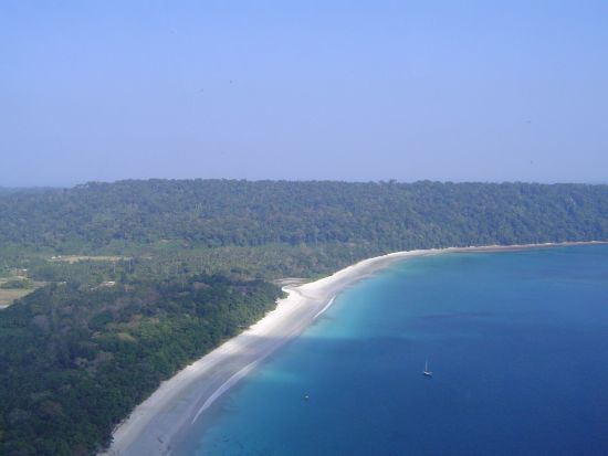 Barefoot at Havelock in Andamanen: Barefoot at Havelock, Andaman Islands, India Aerial
