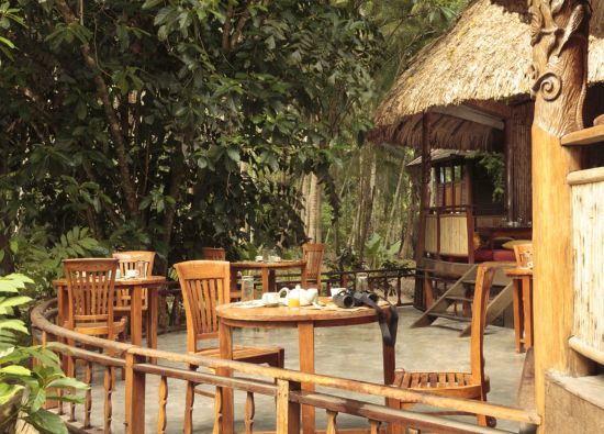 Barefoot at Havelock in Andamanen:  Restaurant sit out