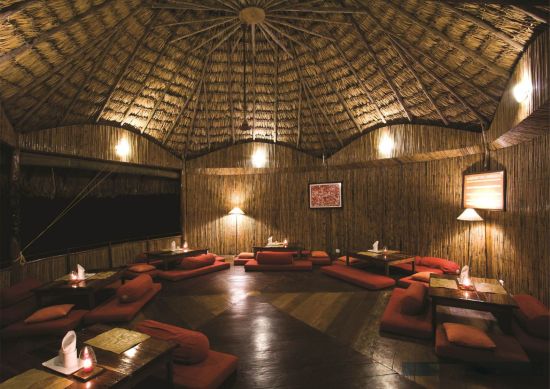 Barefoot at Havelock in Andamanen:  Restaurant interior