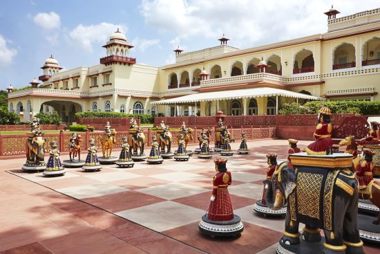 Jai Mahal Palace à Jaipur:  Chessboard