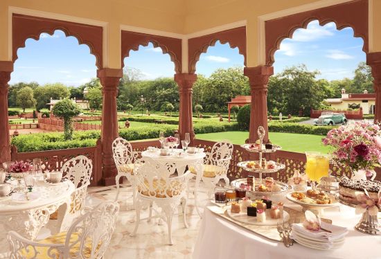 Jai Mahal Palace à Jaipur:  Baradari High Tea