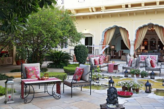 Samode Haveli à Jaipur:  Courtyard