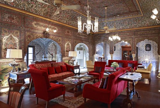 Samode Haveli à Jaipur:  Living Room