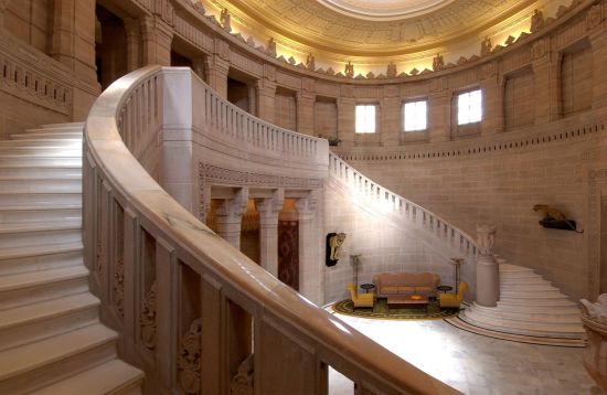 Umaid Bhawan Palace in Jodhpur:  Entrance Hall