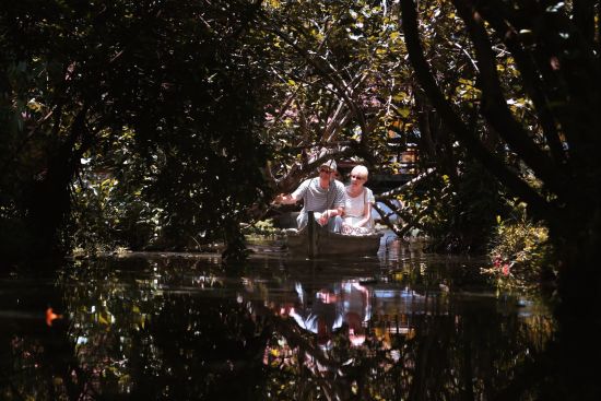 Coconut Lagoon à Kumarakom:  coconut lagoon canoe ride