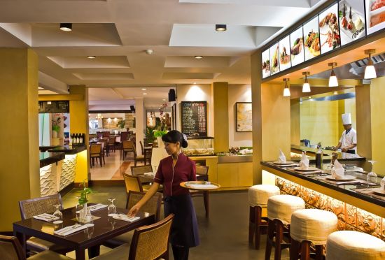 Bali Rani in Südbali:  Brasserie
