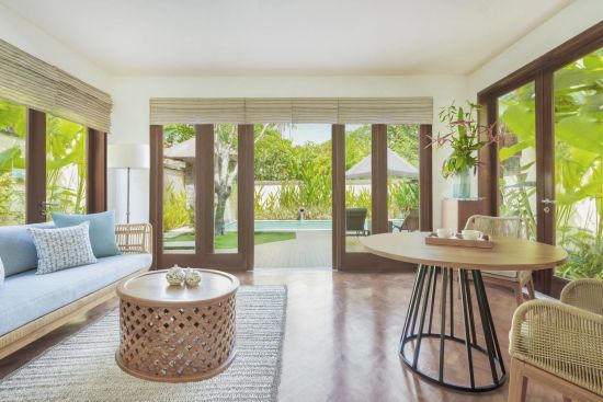 The Pavilions Bali à Sud de Bali:  Plantation Pool Villa | Living room