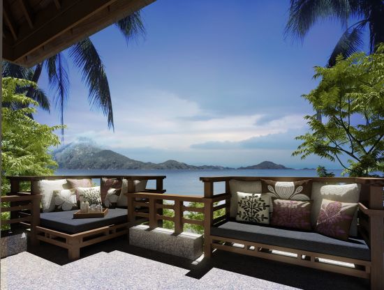 Gaya Island Resort à Kota Kinabalu:  Villa view