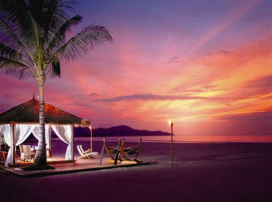 Shangri-La Rasa Ria in Kota Kinabalu:  Beach