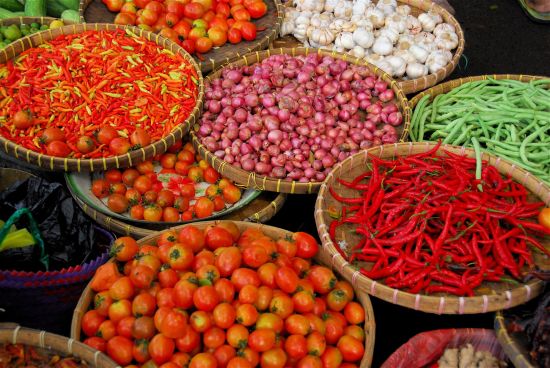 Balinesische Kochschule in Südbali: Bali market