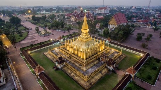Tour de ville de Vientiane: Vientiane: Pha That Luang Monument