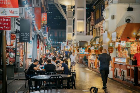 Stadtrundfahrt Singapur: Chinatown Food street