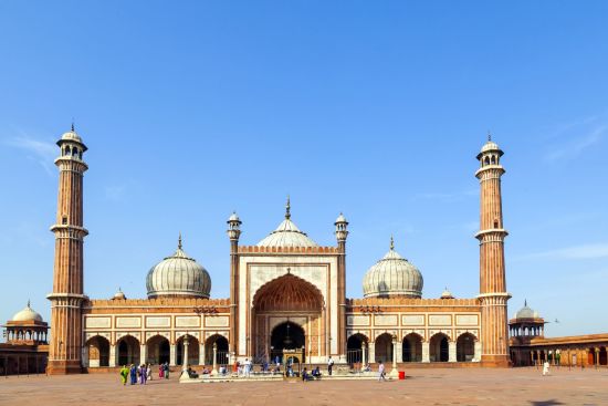 Zu Fuss durch Alt-Delhi: Jama Masjid Delhi