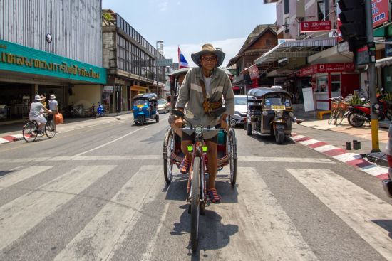 Vieille ville de Chiang Mai: Chiang Mai Rickshaw Driver