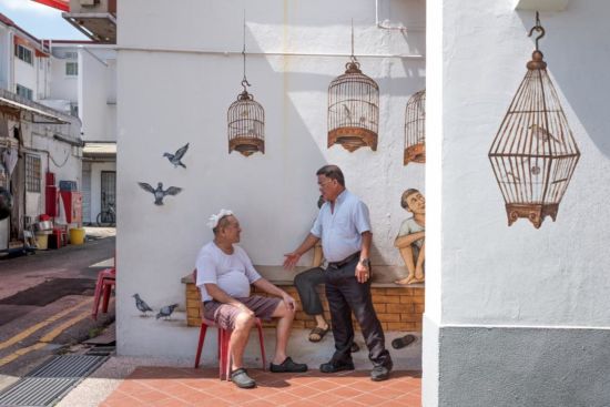 Découverte du vieux Singapour à pied: Tiong Bahru with Mural