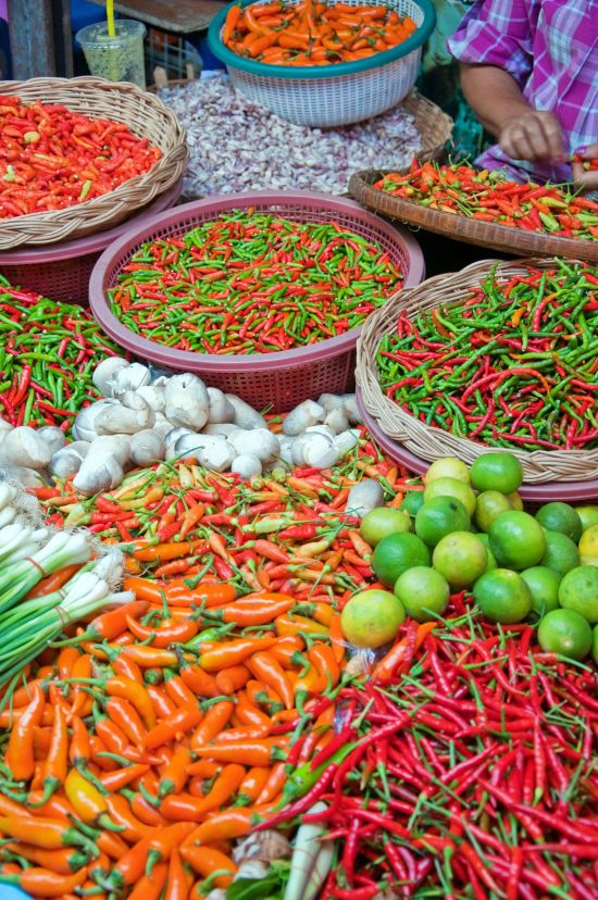 Bangkok à l'écart de l'agitation: Market Stall