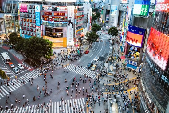 Découvrez les quartiers tendance de Tokyo: Shibuya Crossing in Tokyo