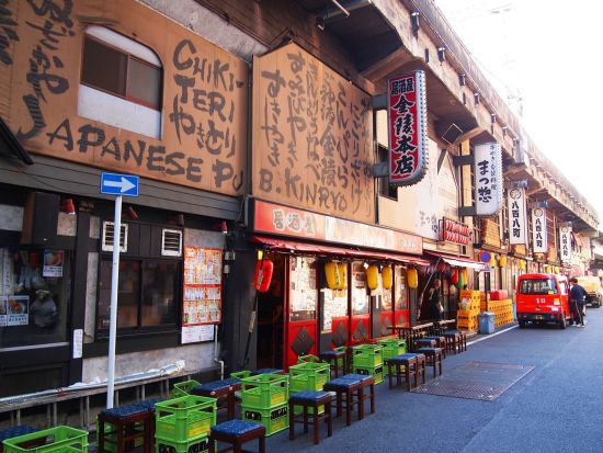 Tokyo at night in Tokio: Izakaya District in Tokyo