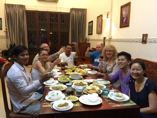 Soirée en famille cambodgienne à Phnom Penh: Home hosted dinner
