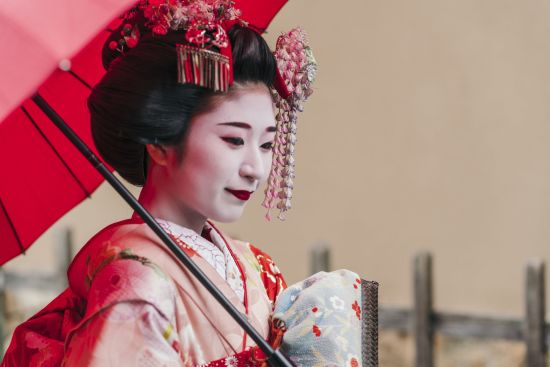 Geheimnisvolle Welt der Geishas in Kyoto: Geisha Portrait