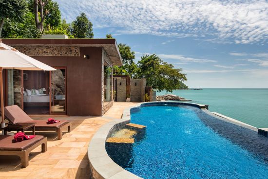 Panviman Resort in Ko Phangan:  Pool Villa Grande outside