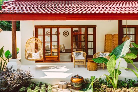 Zazen Boutique Resort & Spa in Ko Samui:  Seaview Tropical Suite | Entrance