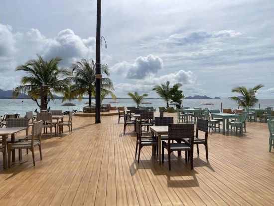 Sivalai Beach Resort in Ko Mook:  Restaurant| Terrasse