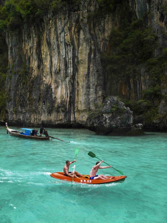 Rayavadee in Krabi:  Kayaking