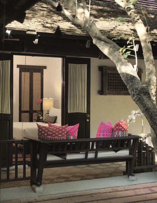 Tamarind Village in Chiang Mai:  Lanna Deluxe | balcony
