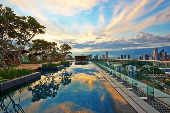 Jen Orchardgateway in Singapur:  Swimming Pool
