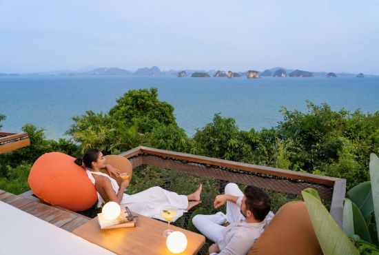 Six Senses Yao Noi à Ko Yao:  Lazy Trampoline Net at The Hilltop