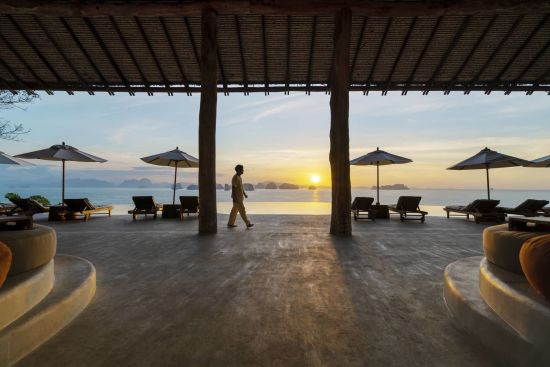 Six Senses Yao Noi à Ko Yao:  Sunrise View from The Hilltop