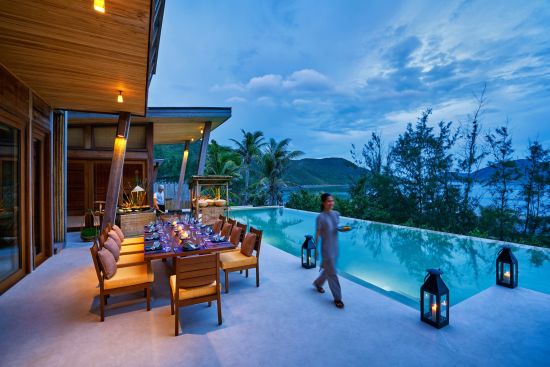 Six Senses Con Dao:  In Villa Barbecue with Hosts