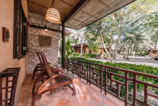Ho Tram Beach Resort & Spa à Vung Tau:  Deluxe Garden Bungalow | balcony