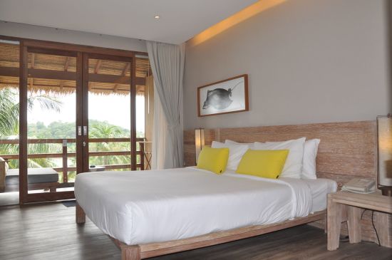 The Beach Club by Haadtien à Ko Tao:  Ocean Balcony