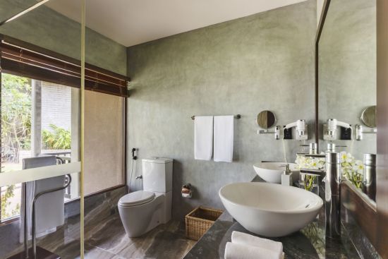 Uga Bay à Passekudah:  Ocean & Beach Studio Bathroom